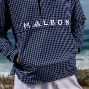 adidas | Shirts | Adidas X Malbon Golf Gingham Anorak